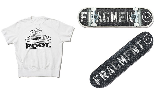 CHALLENGER BRIGADE x fragment design the POOL aoyama 滑板主题系列